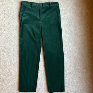 LOFT Green Velvet Trousers – Size 2 – Great Condition